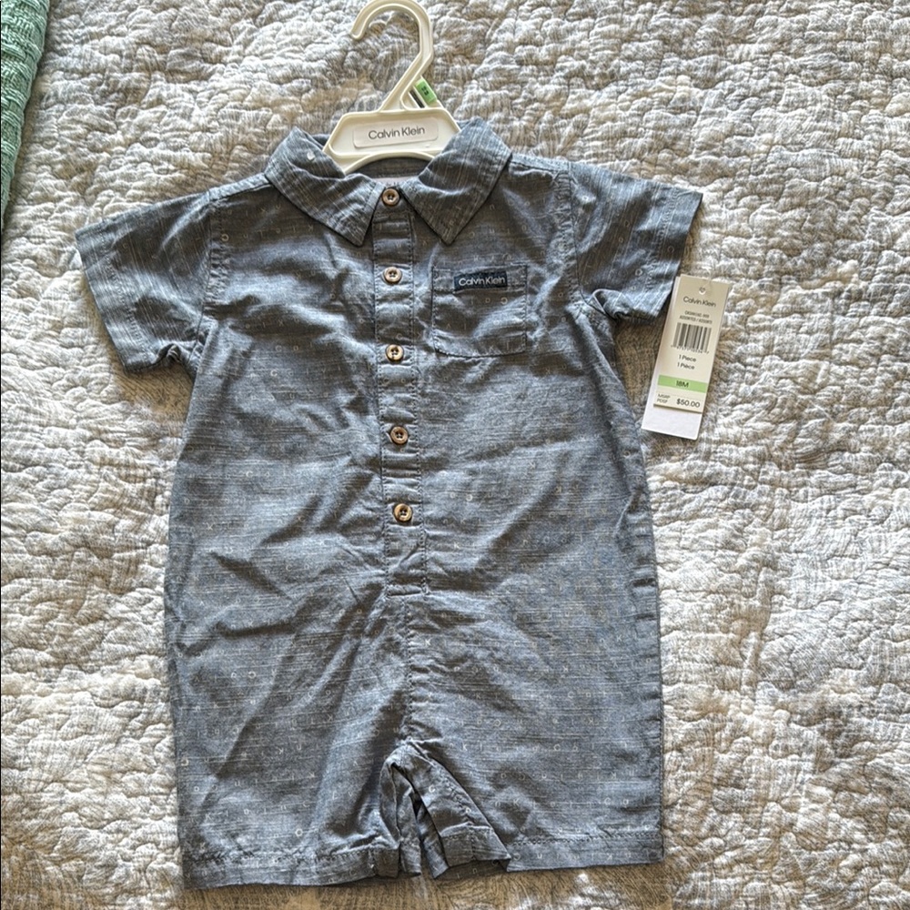 Calvin Klein Blue Kids Bodysuit